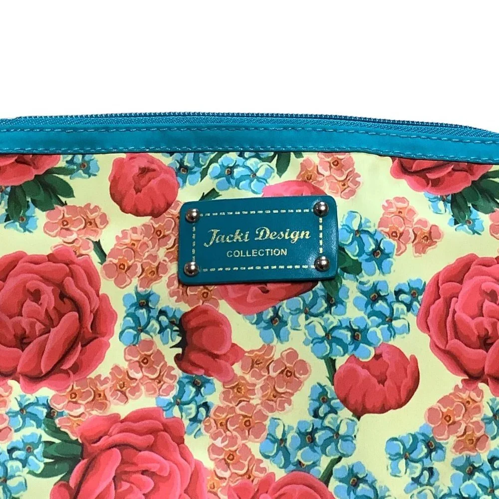 Jacki Design Miss Cherie Clutch Wallet Rose Floral Flower Hyacinth‎ 8